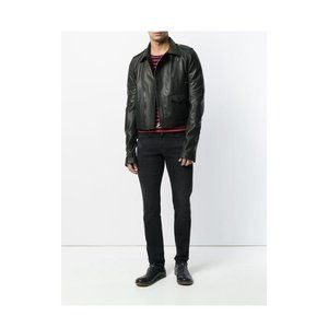 Rick Owens Leather Biker Jacket